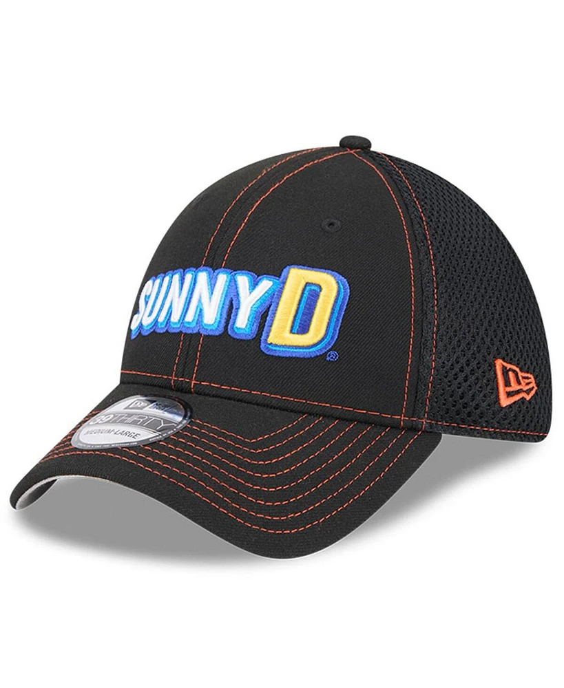 Stewart-Haas Racing Team Collection Men's Black Josh Berry SunnyD New Era 39THIRTY Fitted Hat