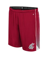 Colosseum Men's Crimson Washington State Cougars Online Shorts