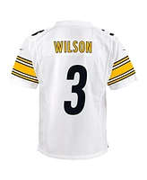 Nike Big Boys and Girls Russell Wilson White Pittsburgh Steelers Player Game Jersey