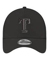 New Era Men's Black Texas Rangers A-Frame 9FORTY Adjustable Hat