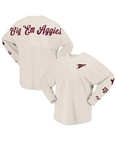 Spirit Jersey Women's Natural Texas A M Aggies Local Long Sleeve T-Shirt