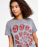 Lucky Brand Women's Rolling Stones Spiral Graphic Boyfriend T-Shirt