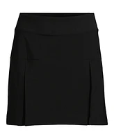 Lands' End Women's Performance Pleated Skort Above the Knee