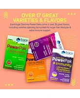 Trace Minerals Power Pak Electrolyte + Immunity Boost Drink Packets | 1200 mg Vitamin C, Elderberry, Zinc, D3, B6, B12 | Immunity, Hydration