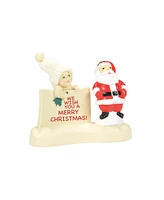 Department 56 Snowbabies Light Me Up, Santa Figurine, 4.53 Inches