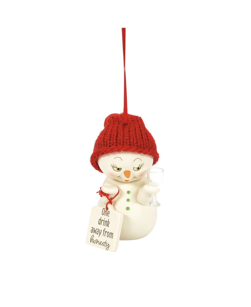 Department 56 Snowpinions One Drink from Honesty Ornament, 3.07 Inches