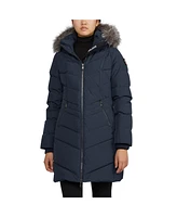 Pajar Women's January Down Chevron Puffer with Detachable Hood Fur