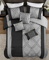 Madison Park Lori Jacquard 6-Pc. Comforter Set, Full/Queen