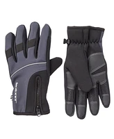 Isotoner Signature Men's Water Repellent Neoprene Sport Gloves with Zipper