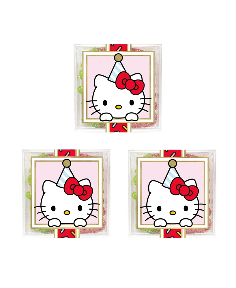 Sugarfina Hello Kitty 50th Anniversary Super Cute Strawberry Candy, 3 Piece