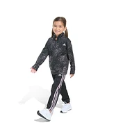 adidas Little & Toddler Girls Long Sleeve Printed Classic Tricot Track