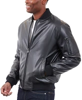 Michael Kors Men's Faux Leather Moto Jacket