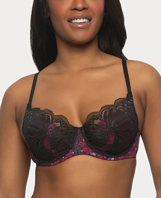 Paramour Women's Tempting Plush All Over Lace Underwire Bra