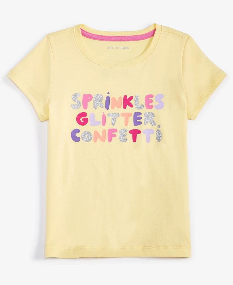 Epic Threads Toddler Girls Sprinkles Graphic T-Shirt, Created for Macy's