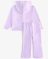 Epic Threads Toddler Girls Glitter Velour Bolt Hoodie & Pants, 2 Piece Set, Created for Macy's