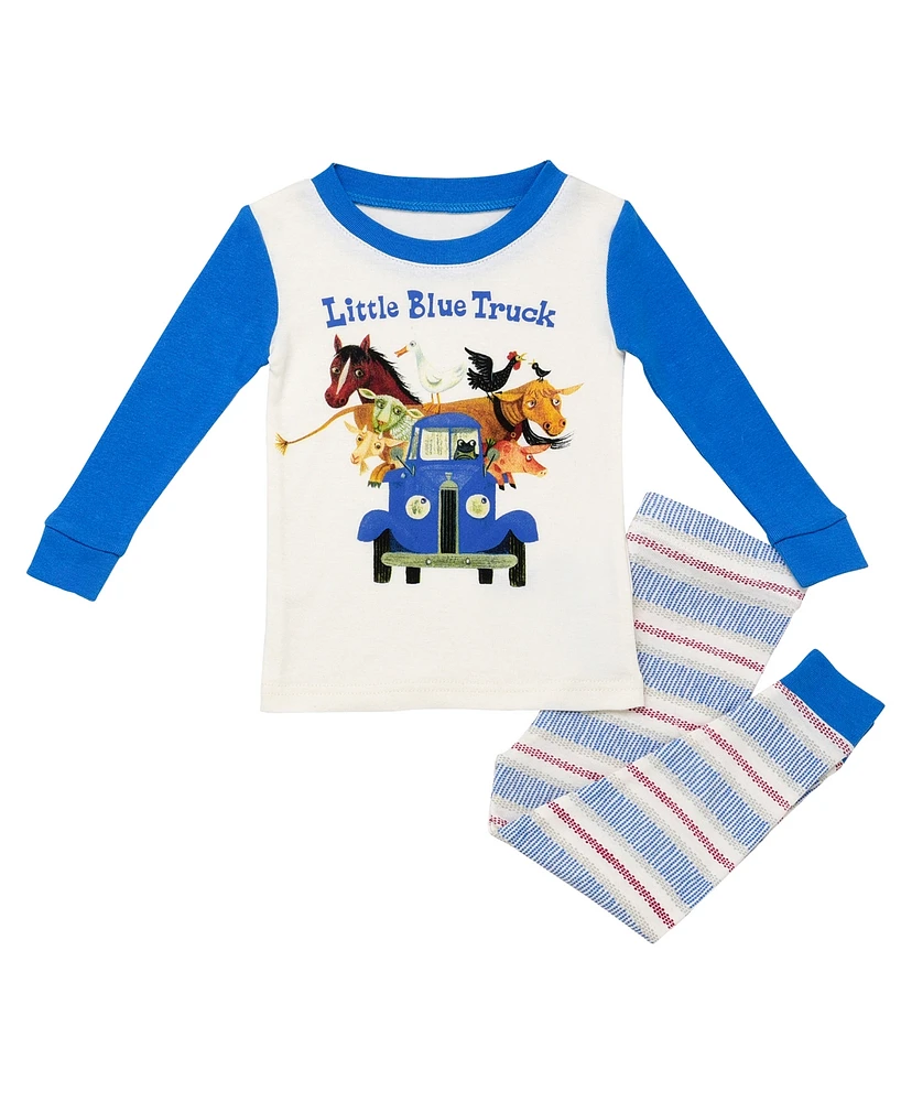 Rashti & Toddler Boys Little Blue Truck Snug Fit 2-Piece Pajama Set