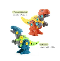 Cowin Dinosaur Toys Take Apart Stem with Drill