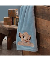 Lambs & Ivy Disney Baby Lion King Adventure Blue Simba Soft Minky Baby Blanket by