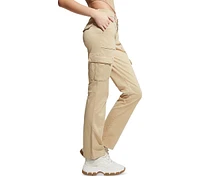 Guess Women's Sexy Straight Mid-Rise Cargo Pants