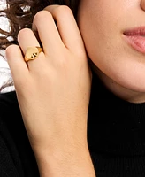 Kate Spade New York Gold-Tone Signet Ring