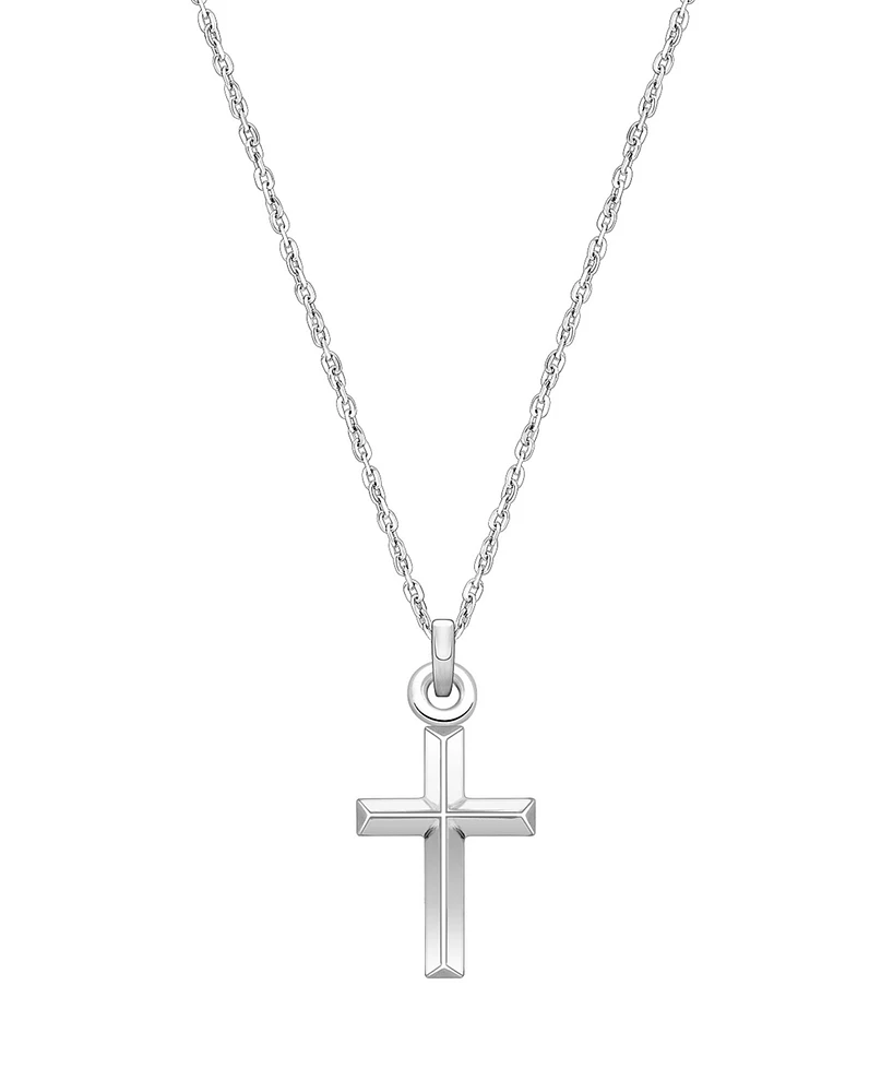 Tiny Blessings Kids Children's Sterling Silver Holy Cross 12-14" Necklace