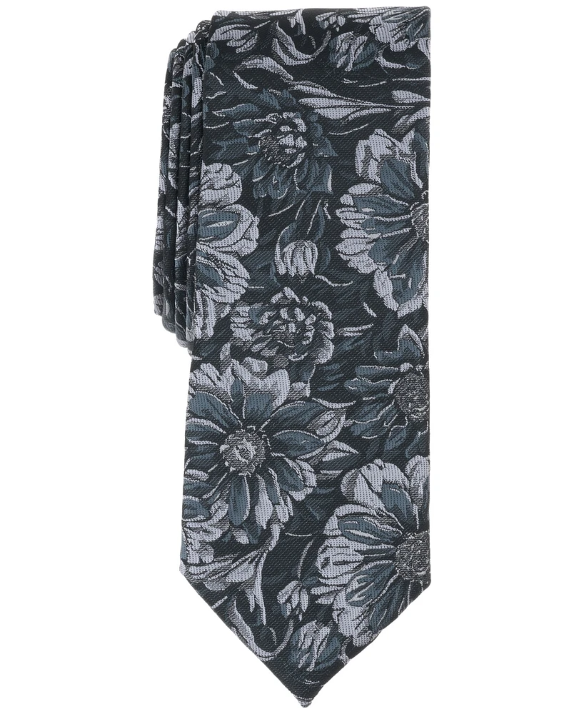 Bar Iii Men's Lawrence Skinny Floral Tie, Created for Macy's