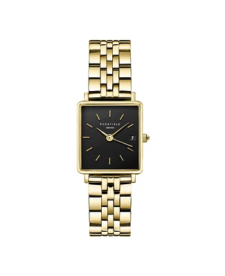 Rosefield Boxy Women's Gold Tone Stainless Steel Bracelet Watch 24mm