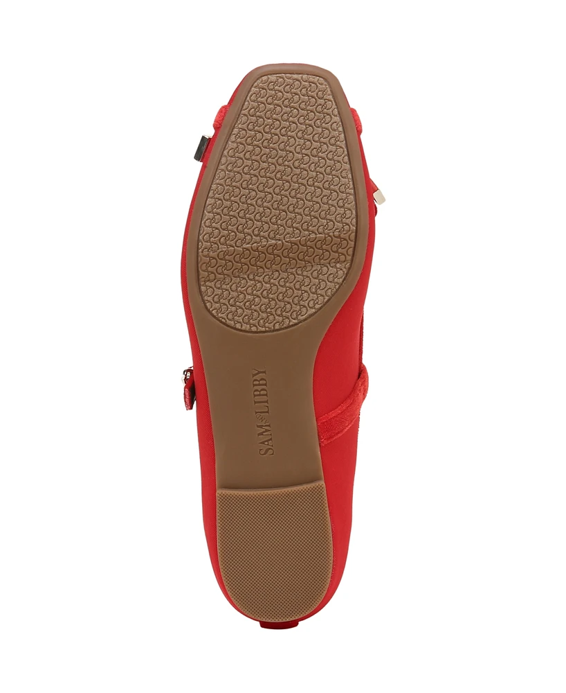 Sam and Libby Women's Flora Mary Jane Ballet Flats