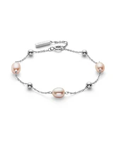 Olivia Burton by the Sea Cultivated Pearl Silver Tone Bracelet