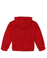 Tommy Hilfiger Big Girls Minky Zip Front Hoodie