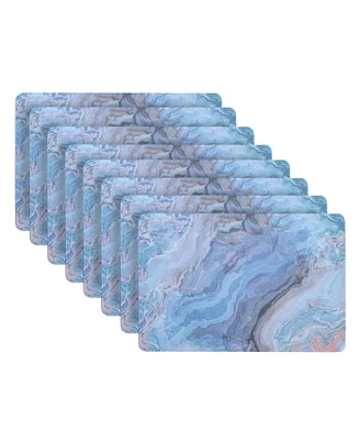 Dainty Home Marble Cork Place Mats, Washable Placemats