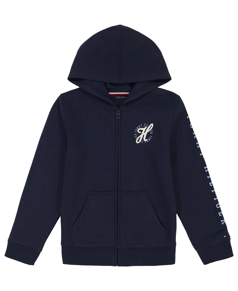 Tommy Hilfiger Little Girls Fleece Zip Hoodie