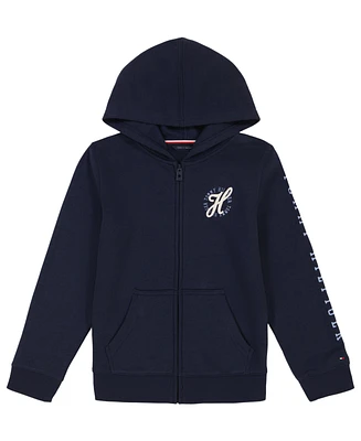 Tommy Hilfiger Little Girls Fleece Zip Hoodie