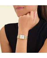 Rosefield Boxy Women's Gold Tone Stainless Steel Bracelet Watch 24mm