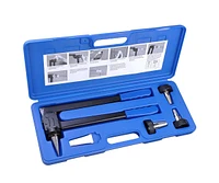 Pex Expansion Tool Kit Tube Expander w/ 1/2" 3/4” 1” Expander Heads Carry Case