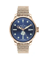 Mathey Tissot Men's Elica Blue Dial Watch - U121PBU