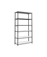 Slickblue 6-Tier Storage Shelves Spacious and Versatile Organizer for Home or Office