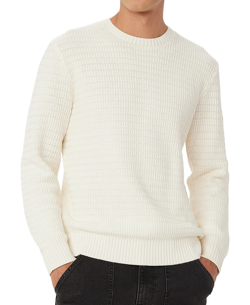 Frank And Oak Men's Relaxed-Fit Textured Ribbed-Knit Sweater