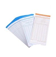 Yescom Count Monthly Time Clock Cards Timecard for Employee Attendance Payroll Recorder