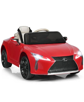 Gymax 12V Licensed Lexus LC500 Kids Ride On Car w/ MP3 Remote Control White