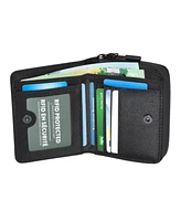 Roots Men's Compact Zip Around Snap Wallet