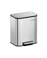 Slickblue 5.2-Gallon (20L) Kitchen Trash Can Cloud White