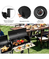 Sugift Outdoor Bbq Grill Barbecue Pit Patio Cooker