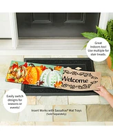 Evergreen Painted Fall Pumpkins Sassafras Switch Mat