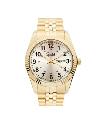 Speidel Men's Essential Metal Watch With Link Watchband Gold