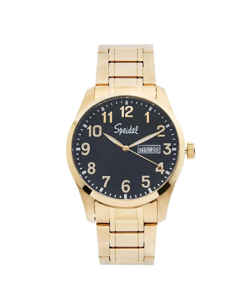 Speidel Men's Essential Metal Watch With Link Watchband Gold