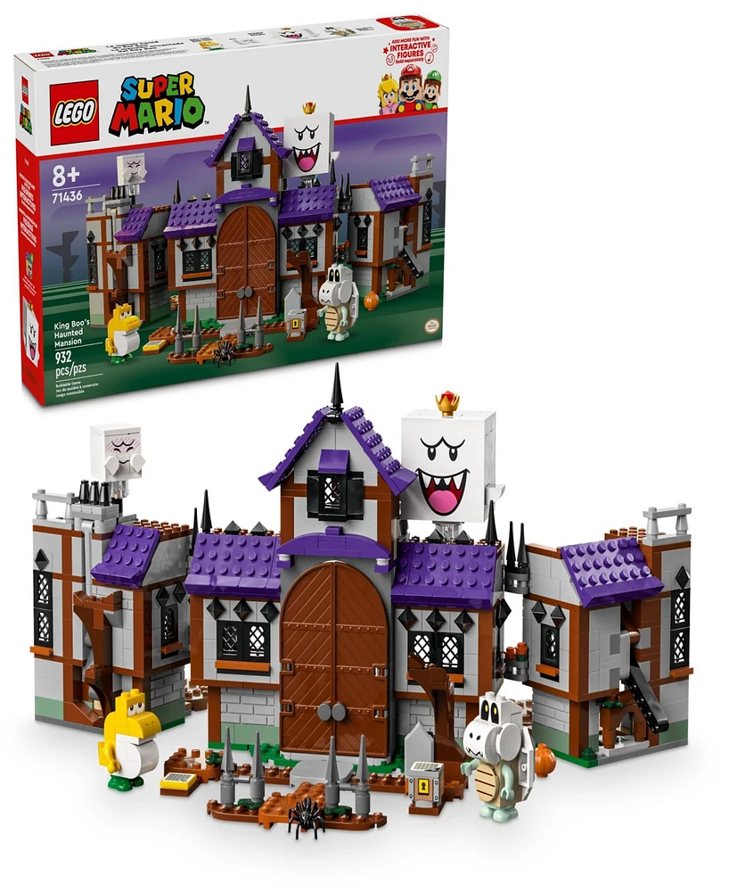 Lego Super Mario King Boo's Haunted Mansion Set and Ghost Toy 71436 Building Set, 932 Pieces