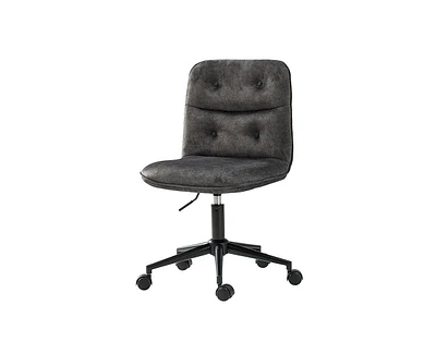 Mid-century Modern Andreas Upholstered Swivel Task Chair