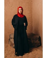 Urban Modesty Women's Four Piece Abaya Pant Set