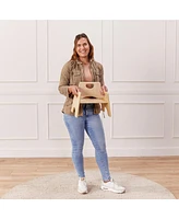 ECR4Kids Stackable Wooden Toddler Chair, 6in, Natural, 2-Pack